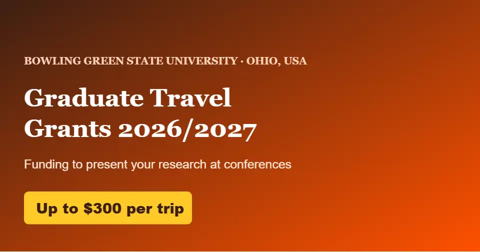Bowling Green State University Travel Grants USA, 2025/2026