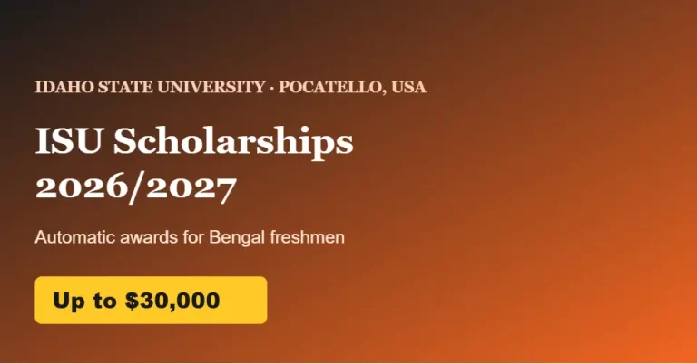 Idaho State University Scholarships 2026/2027