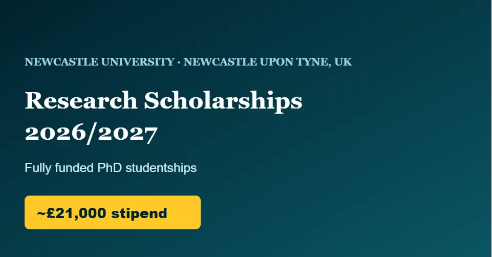 Newcastle University Research Scholarships