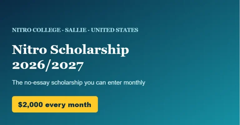 Nitro Scholarship 2026/2027