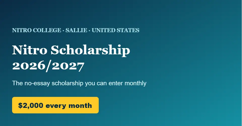 Nitro Scholarship