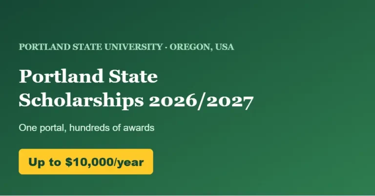 Portland State University Scholarships 2026/2027