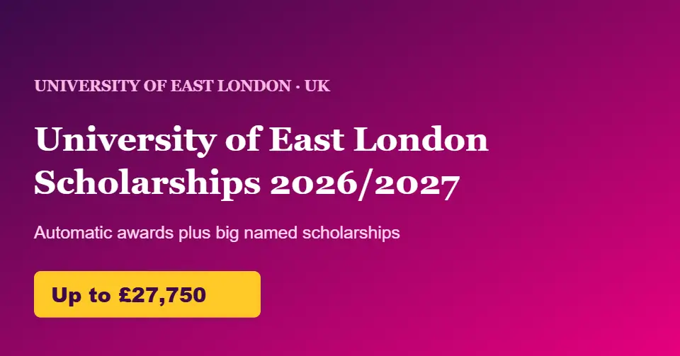 University of east london scholarships